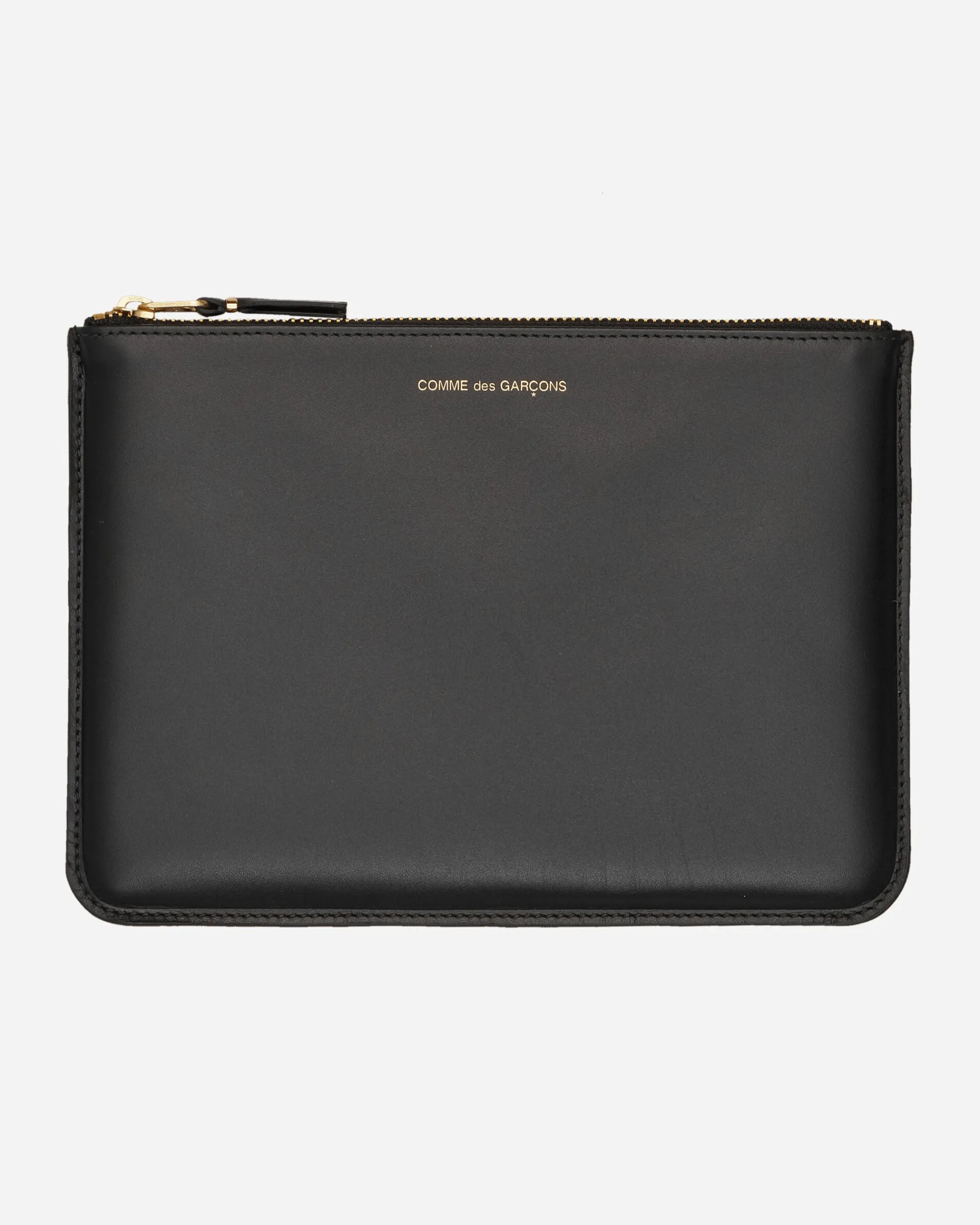 Comme Des Garçons Wallet Wallets And Cardholders|Wallets And Cardholders^Classic Print Leather Pouch Black