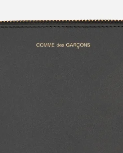 Comme Des Garçons Wallet Wallets And Cardholders|Wallets And Cardholders^Classic Print Leather Pouch Black