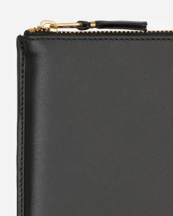 Comme Des Garçons Wallet Wallets And Cardholders|Wallets And Cardholders^Classic Print Leather Pouch Black