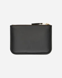 Comme Des Garçons Wallet Wallets And Cardholders|Wallets And Cardholders^Classic Print Zip Pouch Black