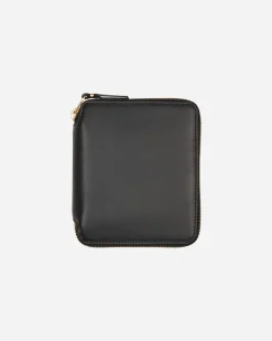 Comme Des Garçons Wallet Wallets And Cardholders|Wallets And Cardholders^Classic Print Zip-Around Wallet Black