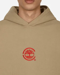 Timberland Sweatshirts^CLOT Hooded Sweatshirt Brown