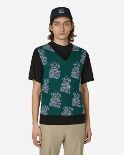 Paccbet Knitwear^Clown Gilet Green