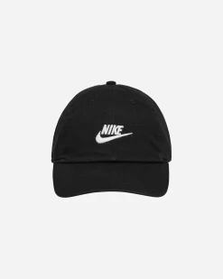 Nike Hats|Hats^Club Unstructured Futura Wash Cap Black / White