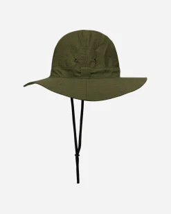 Needles Hats|Hats^C/N Oxford Cloth Crusher Hat Olive