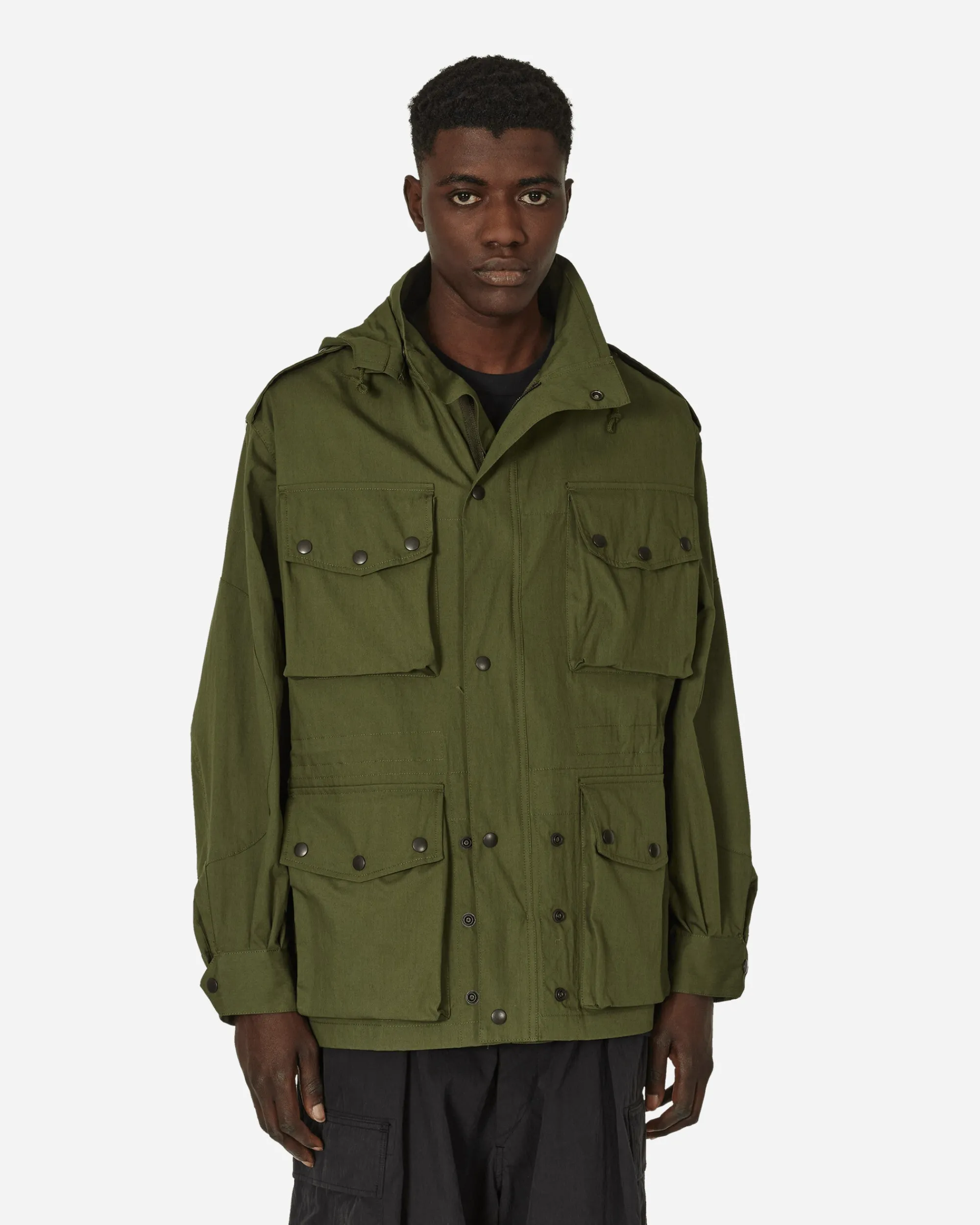 Needles Coats And Jackets^C/N Oxford Cloth Field Coat Olive