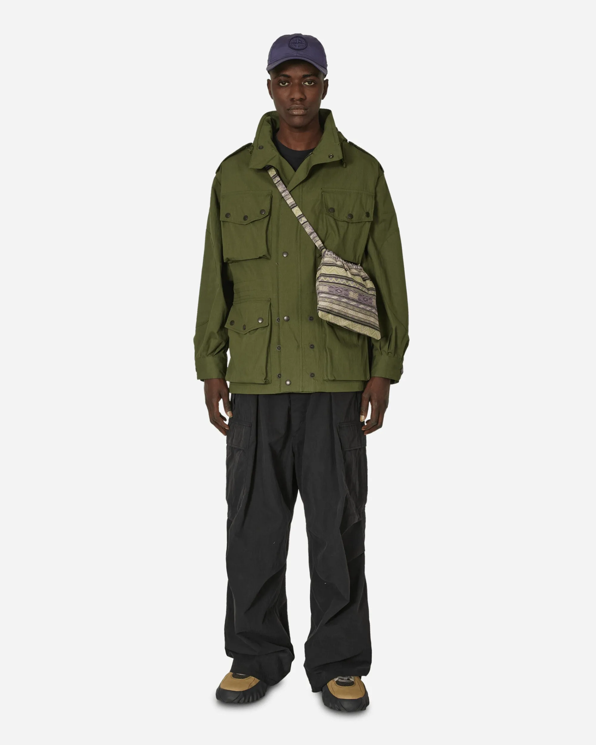 Needles Coats And Jackets^C/N Oxford Cloth Field Coat Olive