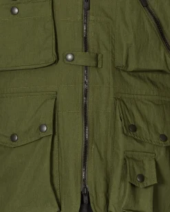 Needles Coats And Jackets^C/N Oxford Cloth Field Vest Olive
