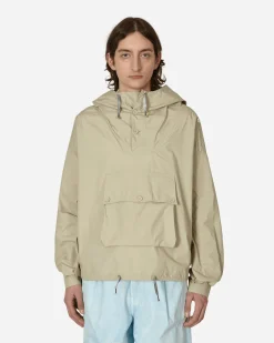 Maison Margiela Coats And Jackets^Coated Cotton Hooded Jacket Beige