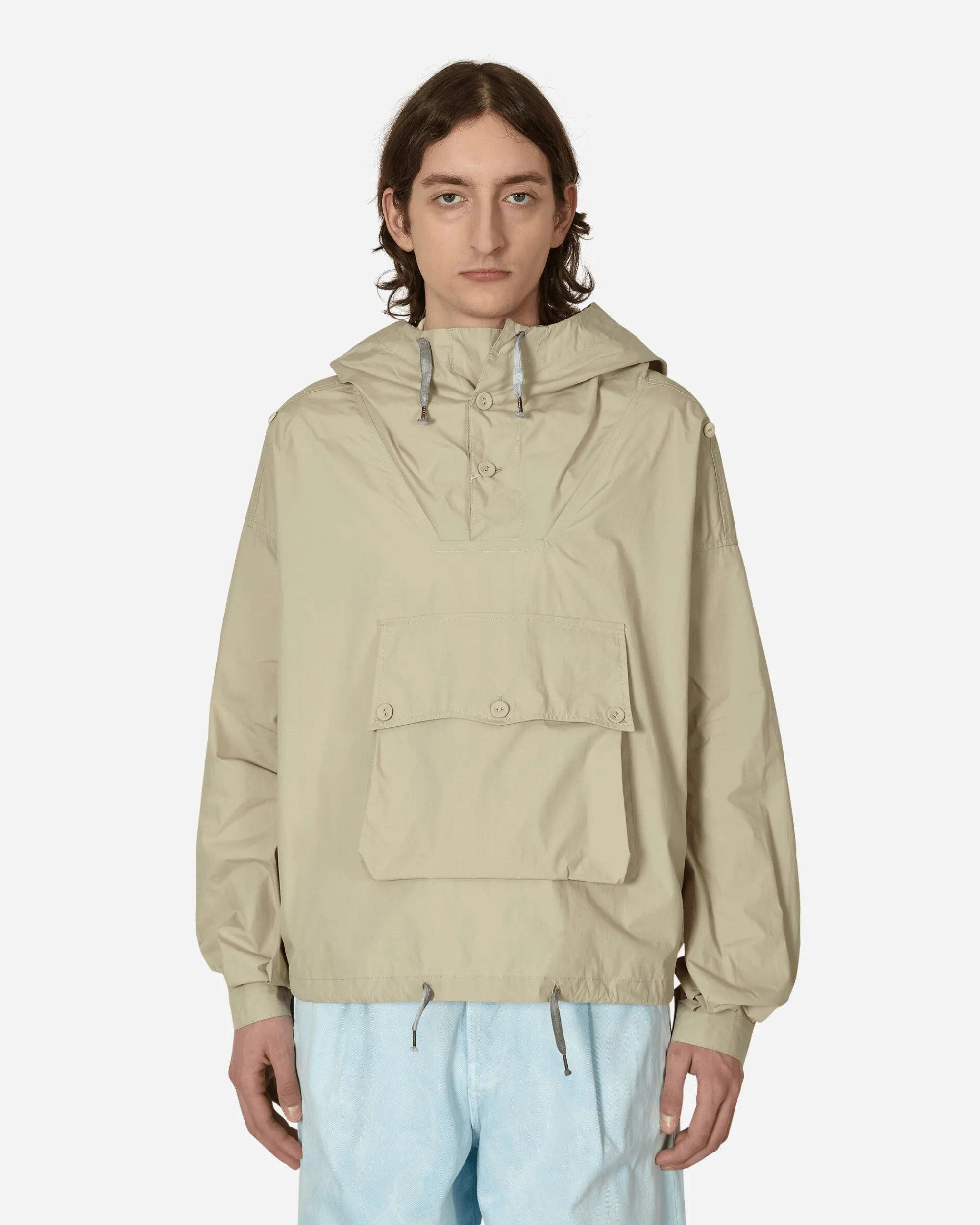 Maison Margiela Coats And Jackets^Coated Cotton Hooded Jacket Beige