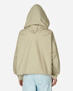Maison Margiela Coats And Jackets^Coated Cotton Hooded Jacket Beige