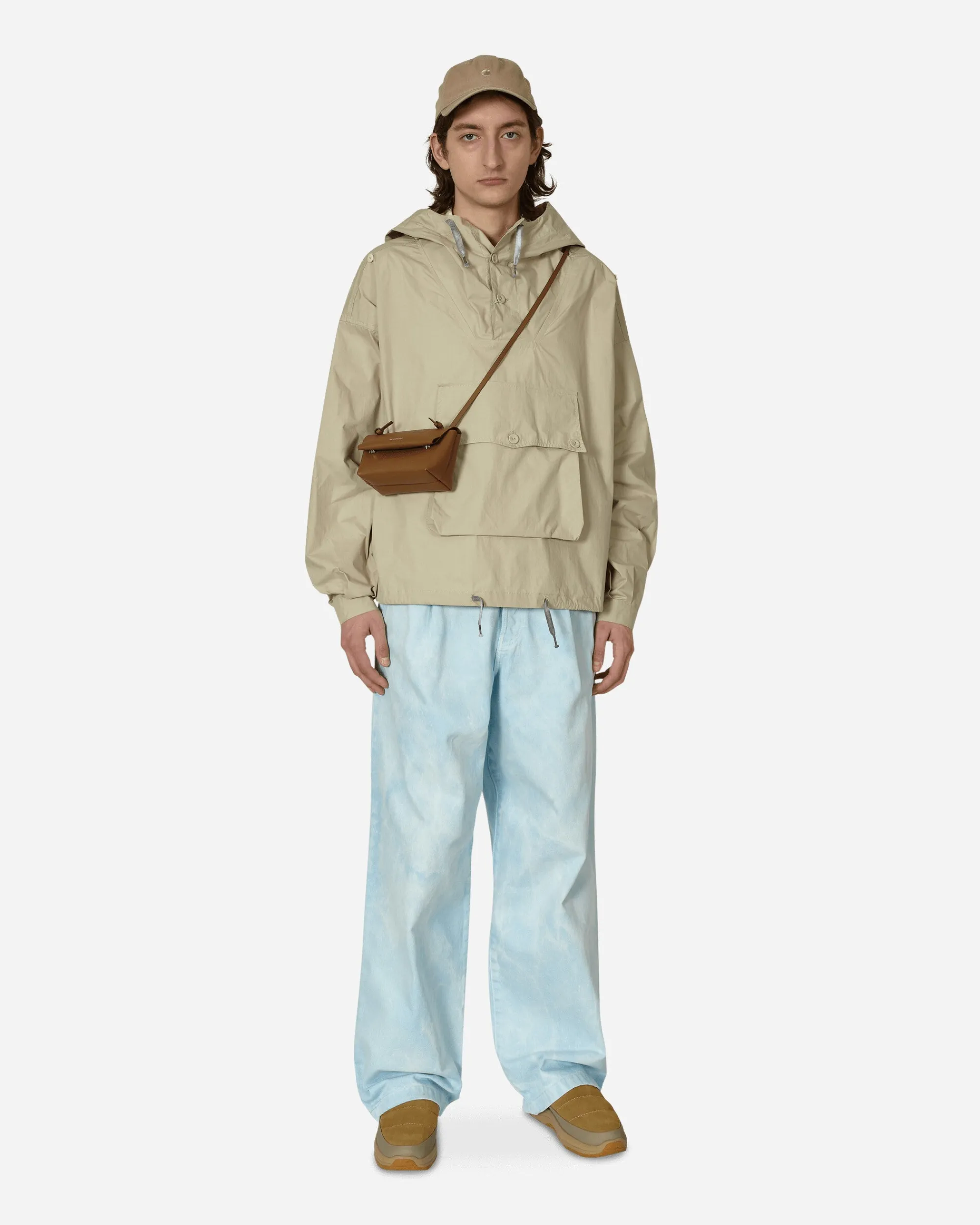 Maison Margiela Coats And Jackets^Coated Cotton Hooded Jacket Beige