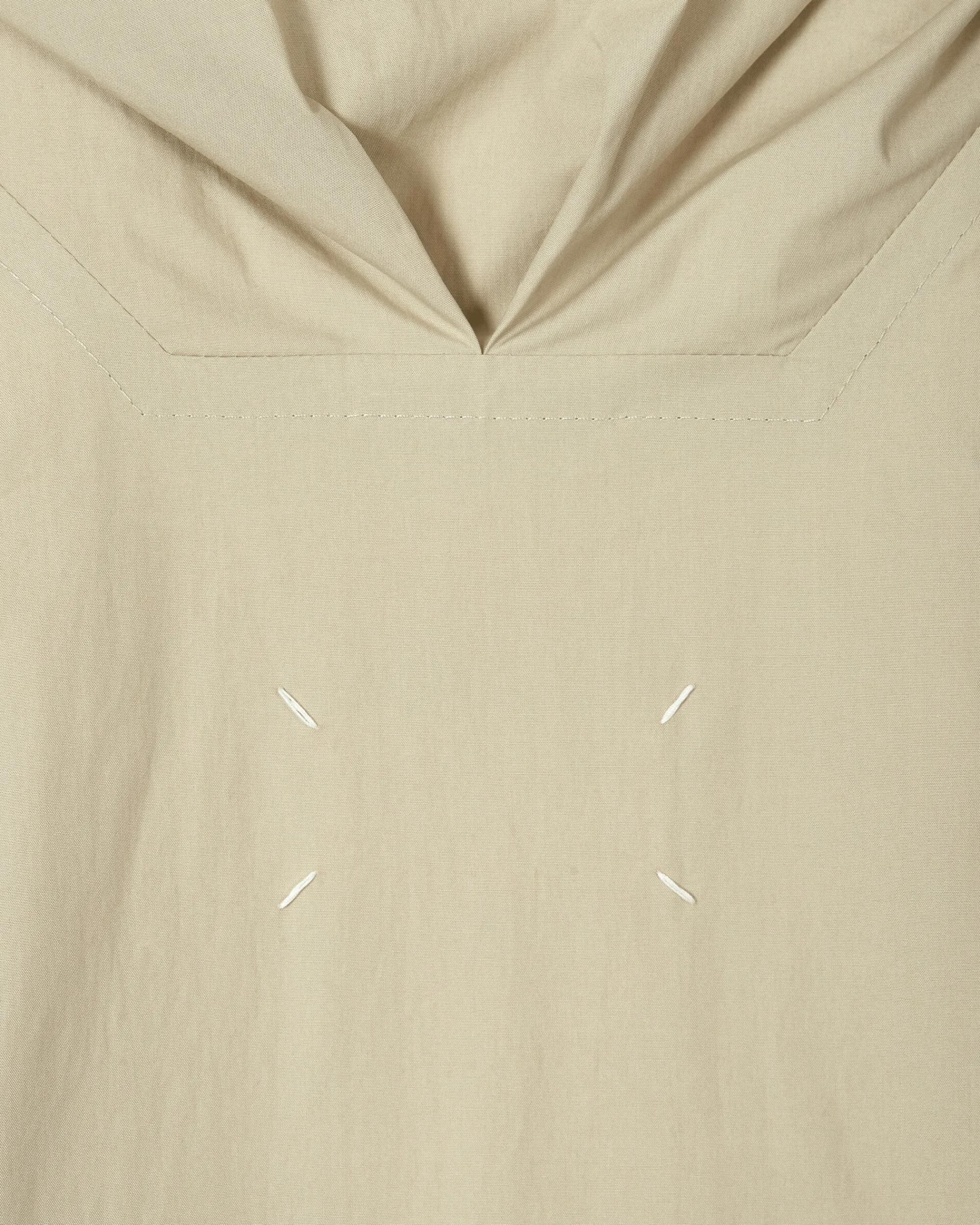 Maison Margiela Coats And Jackets^Coated Cotton Hooded Jacket Beige