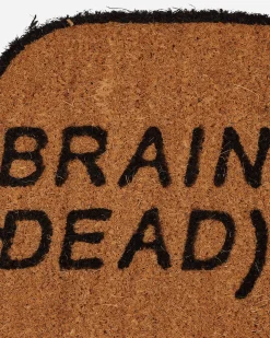 Brain Dead Textile^Coconut Fiber Logohead Door Mat Natural