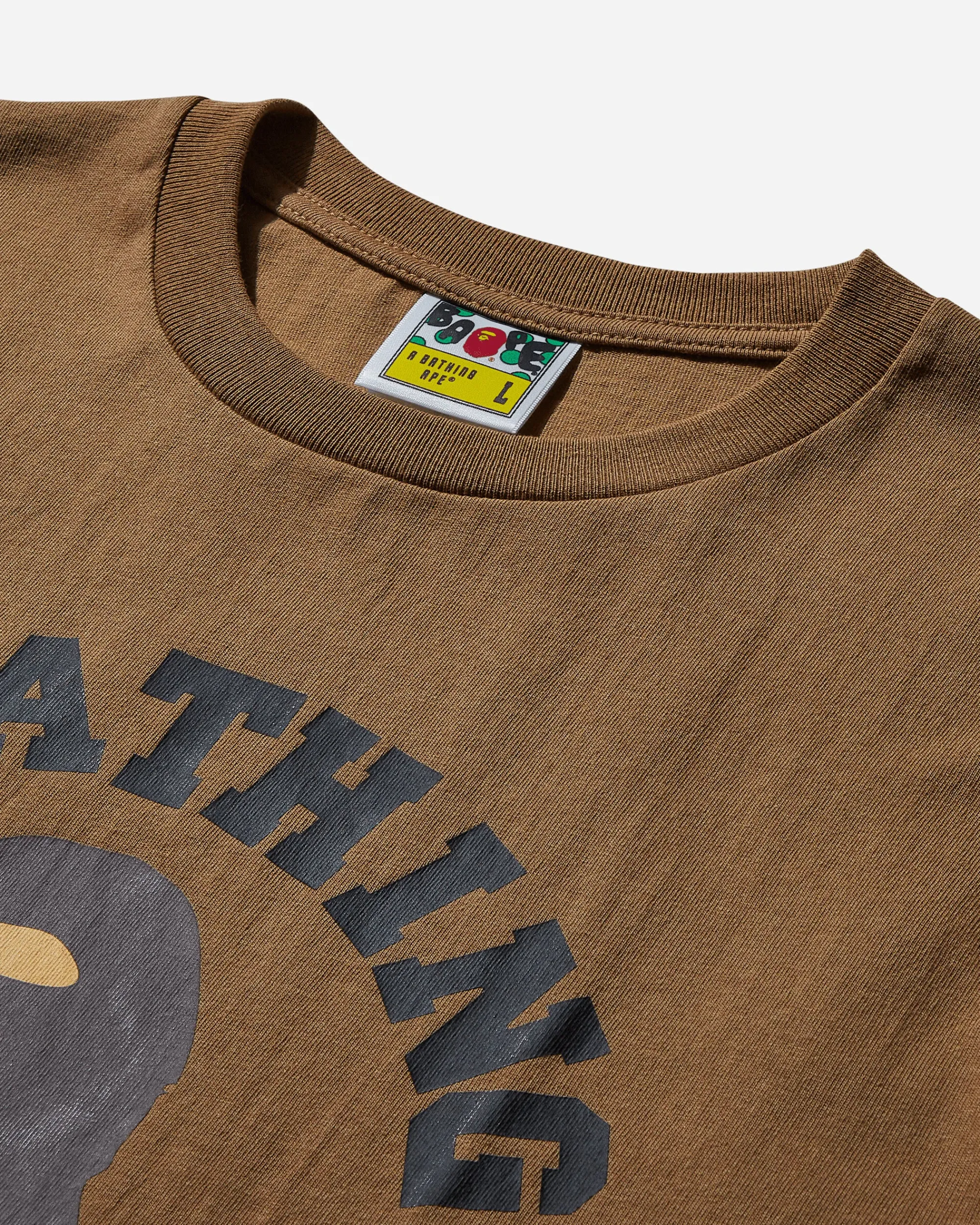 A Bathing Ape T-Shirts^College T-Shirt Beige