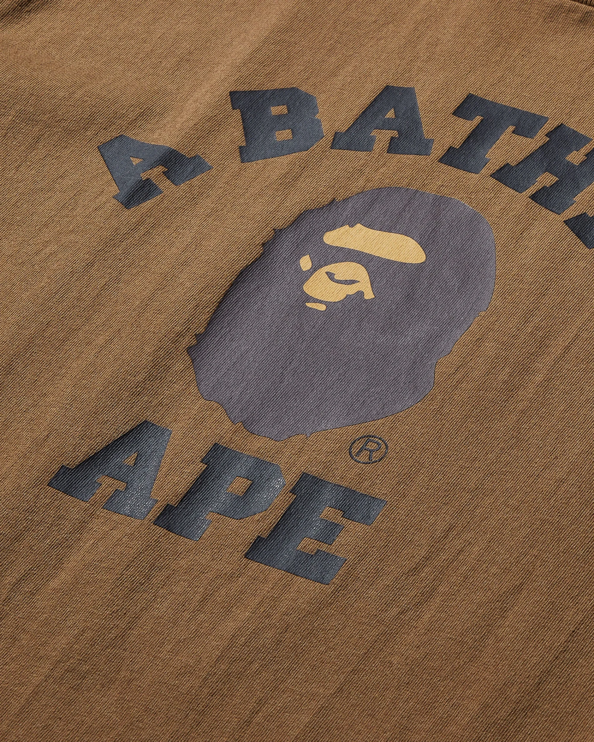 A Bathing Ape T-Shirts^College T-Shirt Beige