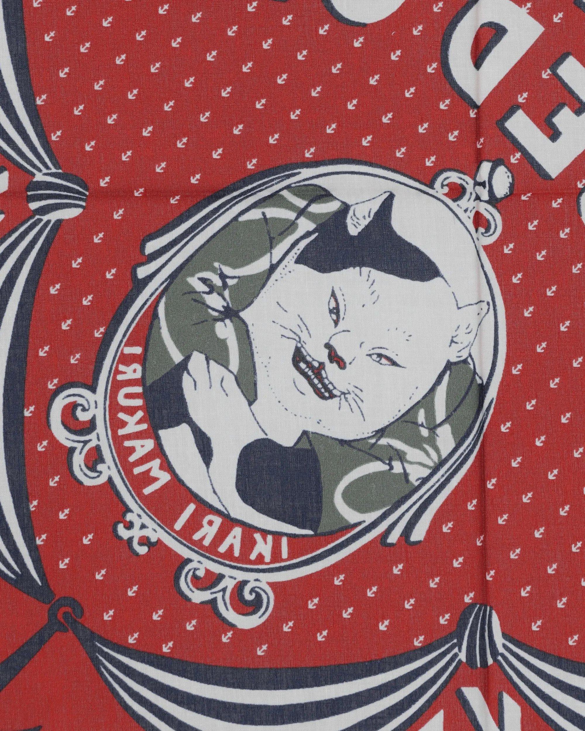 KAPITAL Gloves And Scarves|Gloves And Scarves^Color Bandana (Ikari Makuri) Red