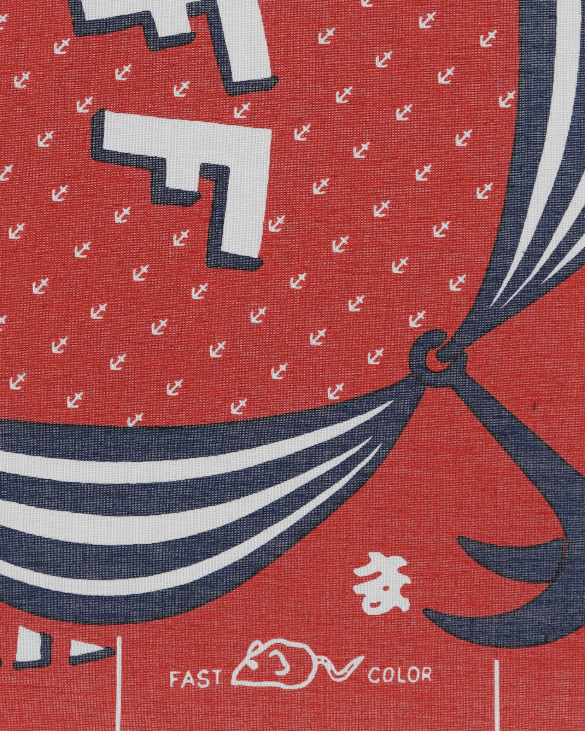 KAPITAL Gloves And Scarves|Gloves And Scarves^Color Bandana (Ikari Makuri) Red