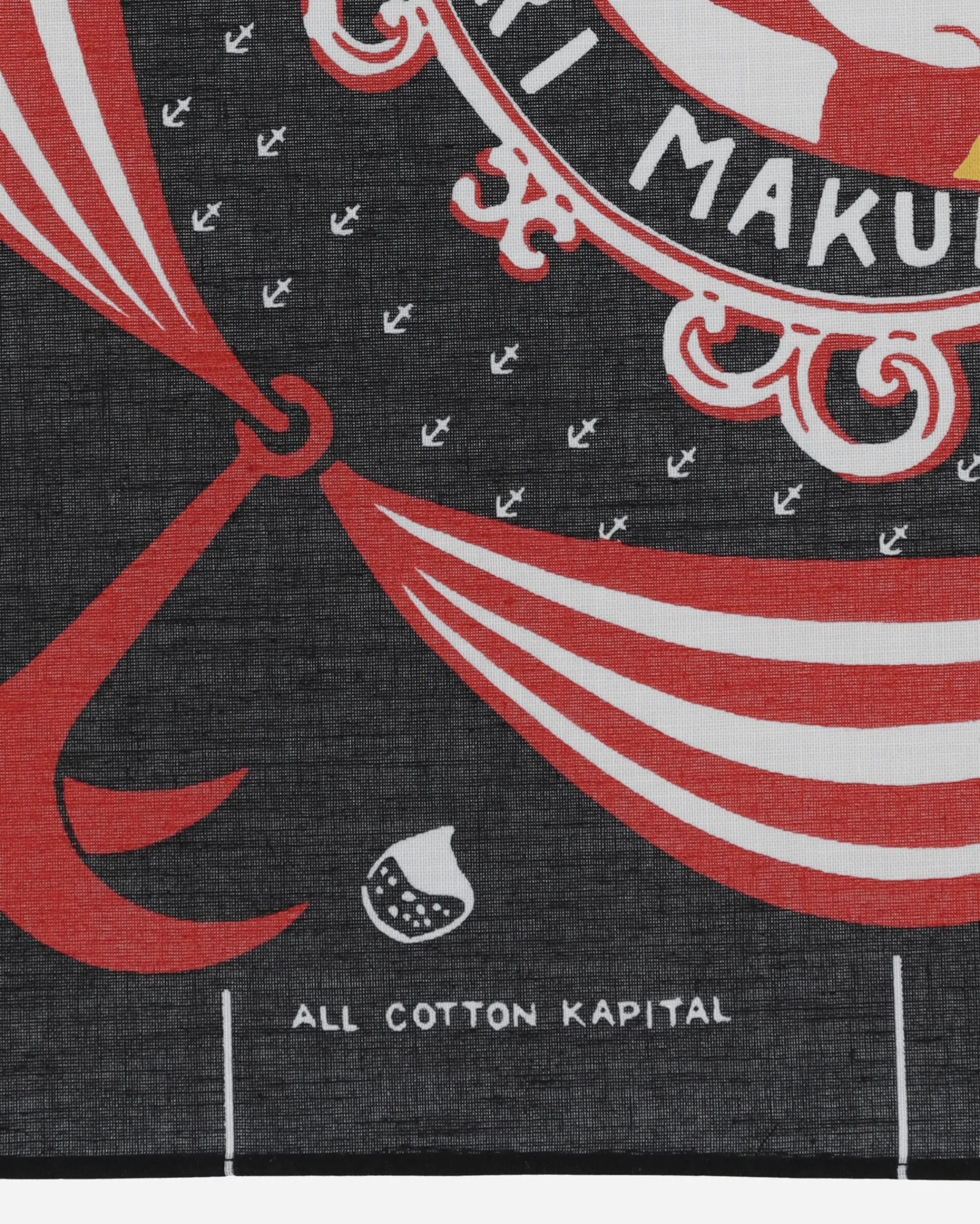 KAPITAL Gloves And Scarves|Gloves And Scarves^Color Bandana (Ikari Makuri) Black