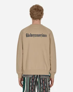 Undercoverism Sweatshirts^Color-Block Crewneck Sweatshirt Green