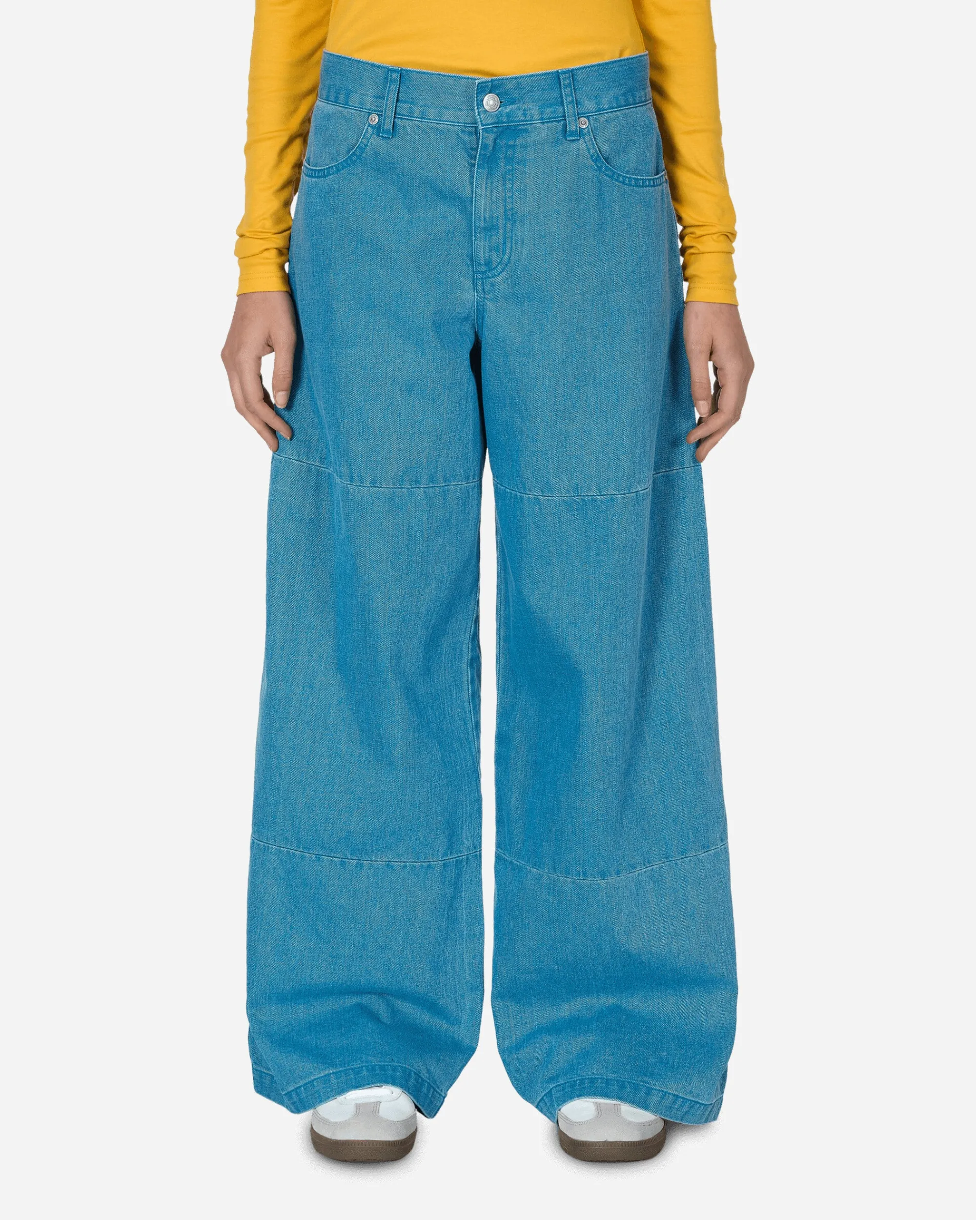 Hysteric Glamour Pants^Colored Denim Wide Pants Blue