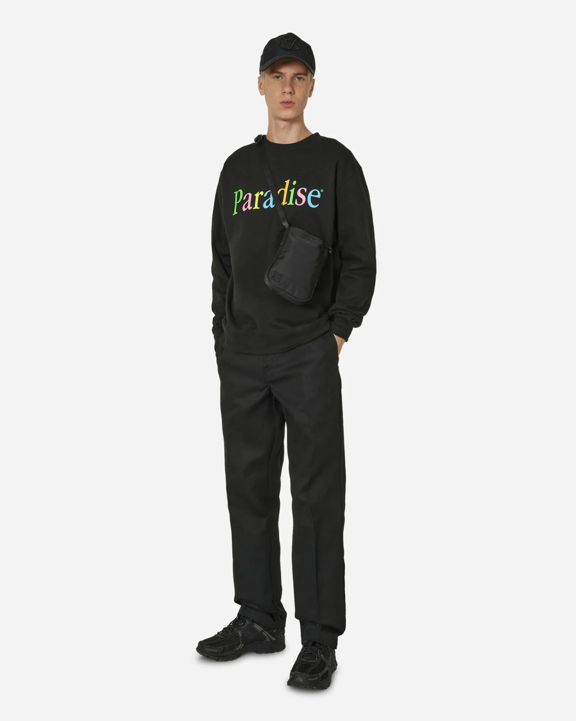 Paradis3 Sweatshirts^Colors Logo Crewneck Sweatshirt Black