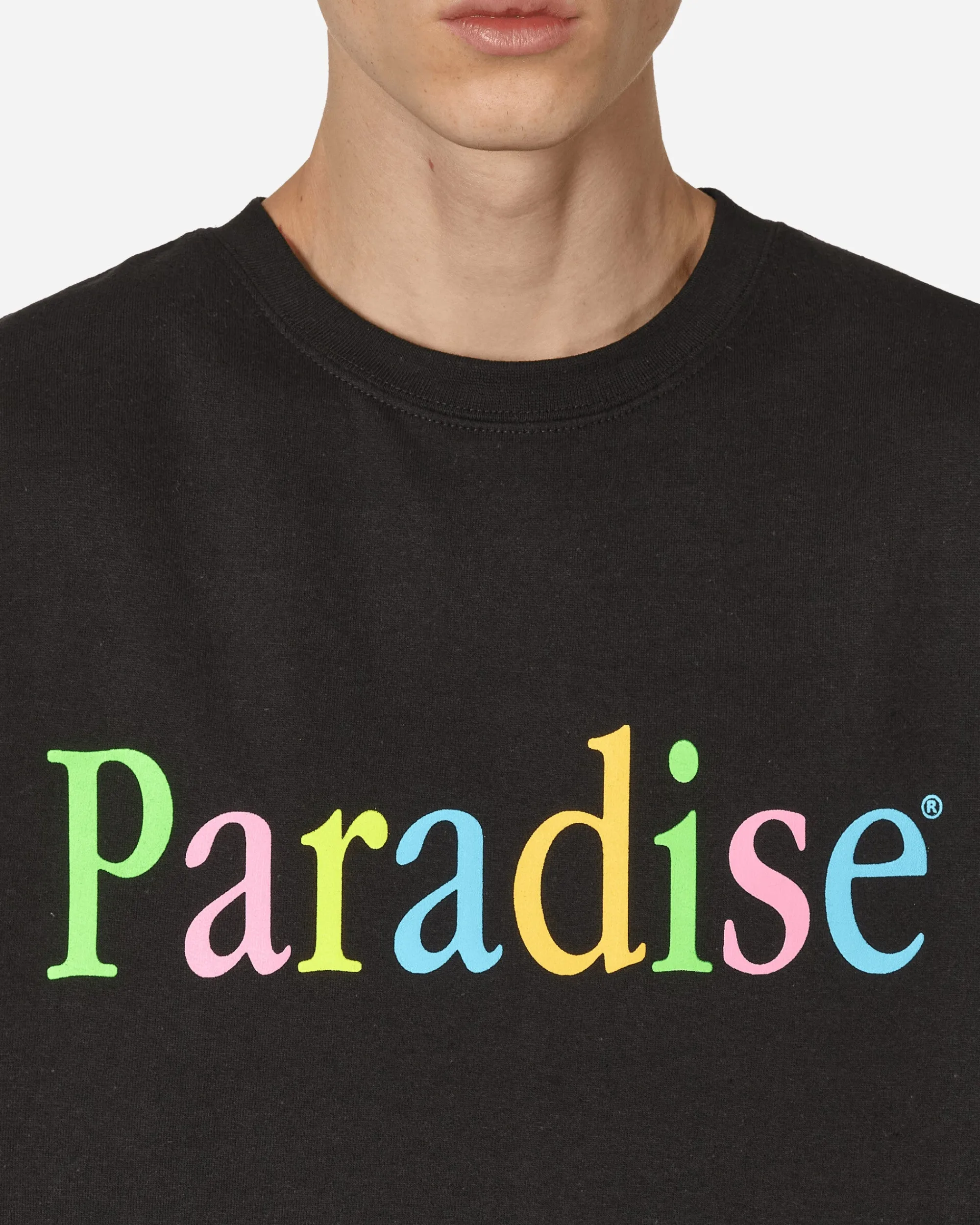Paradis3 Sweatshirts^Colors Logo Crewneck Sweatshirt Black