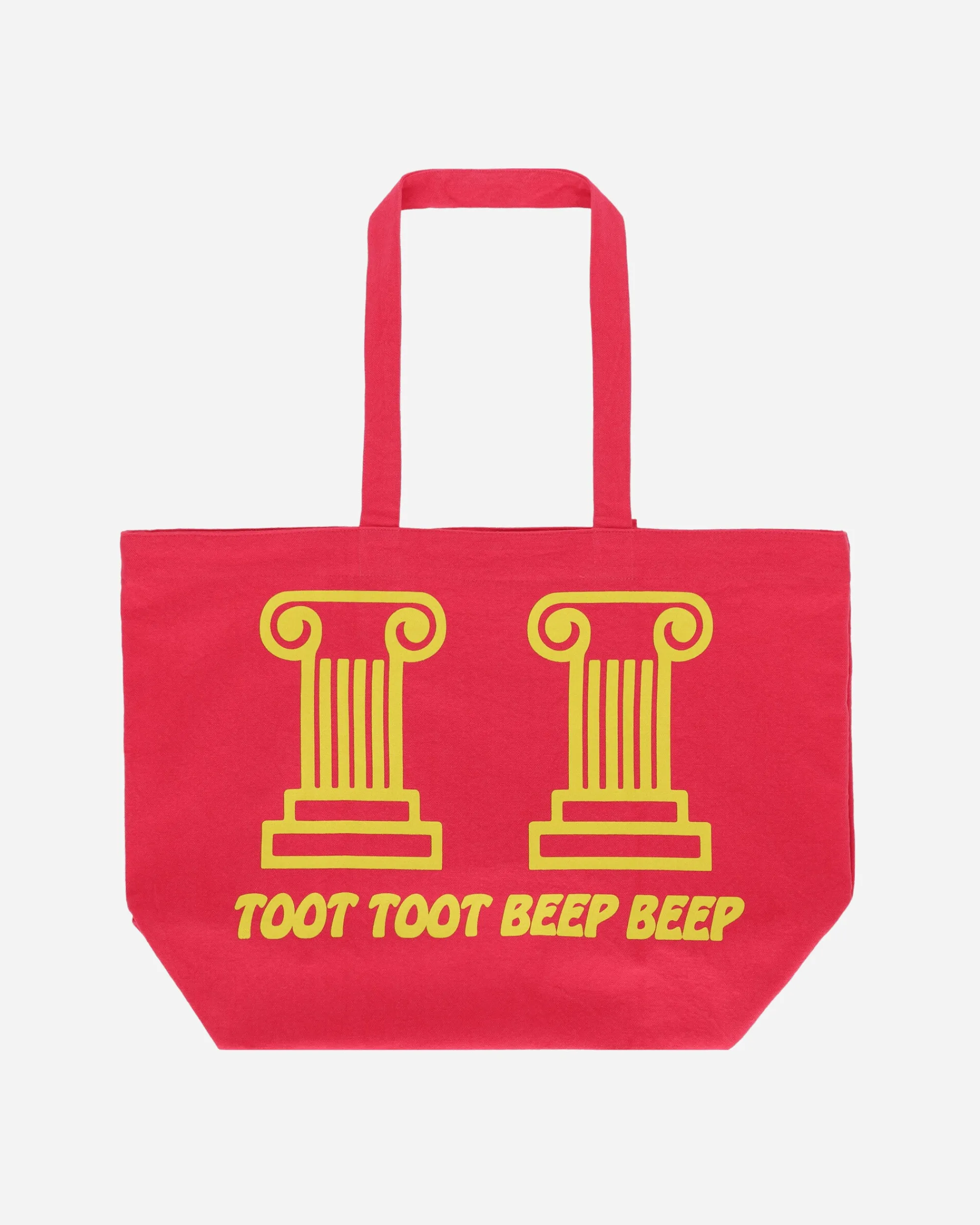 Public Possession Bags·Tote|Bags·Tote^Comedy and Rhythm Tote Bag Red
