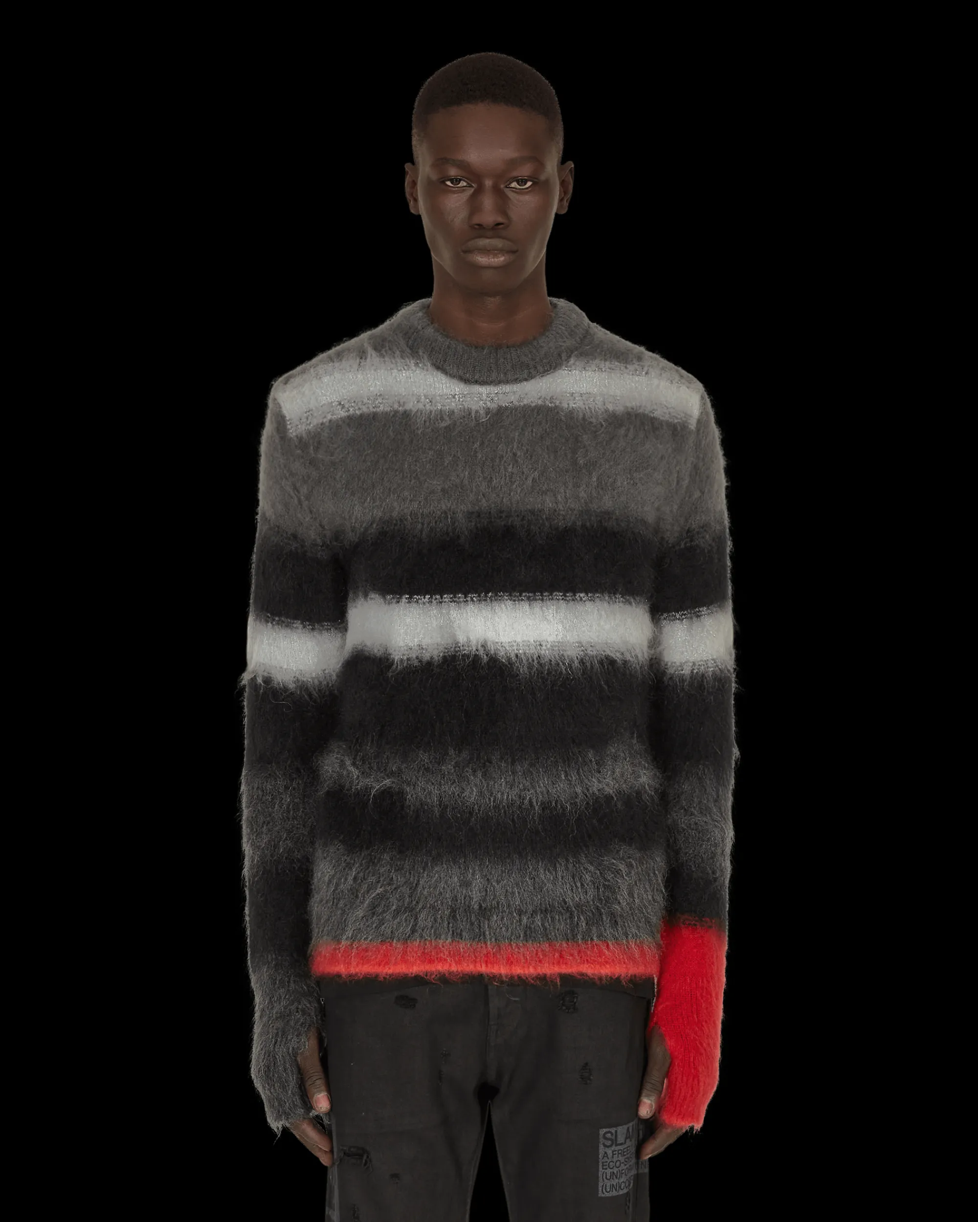 Slam Jam Knitwear^Commando Knit Mohair Sweater Multicolor