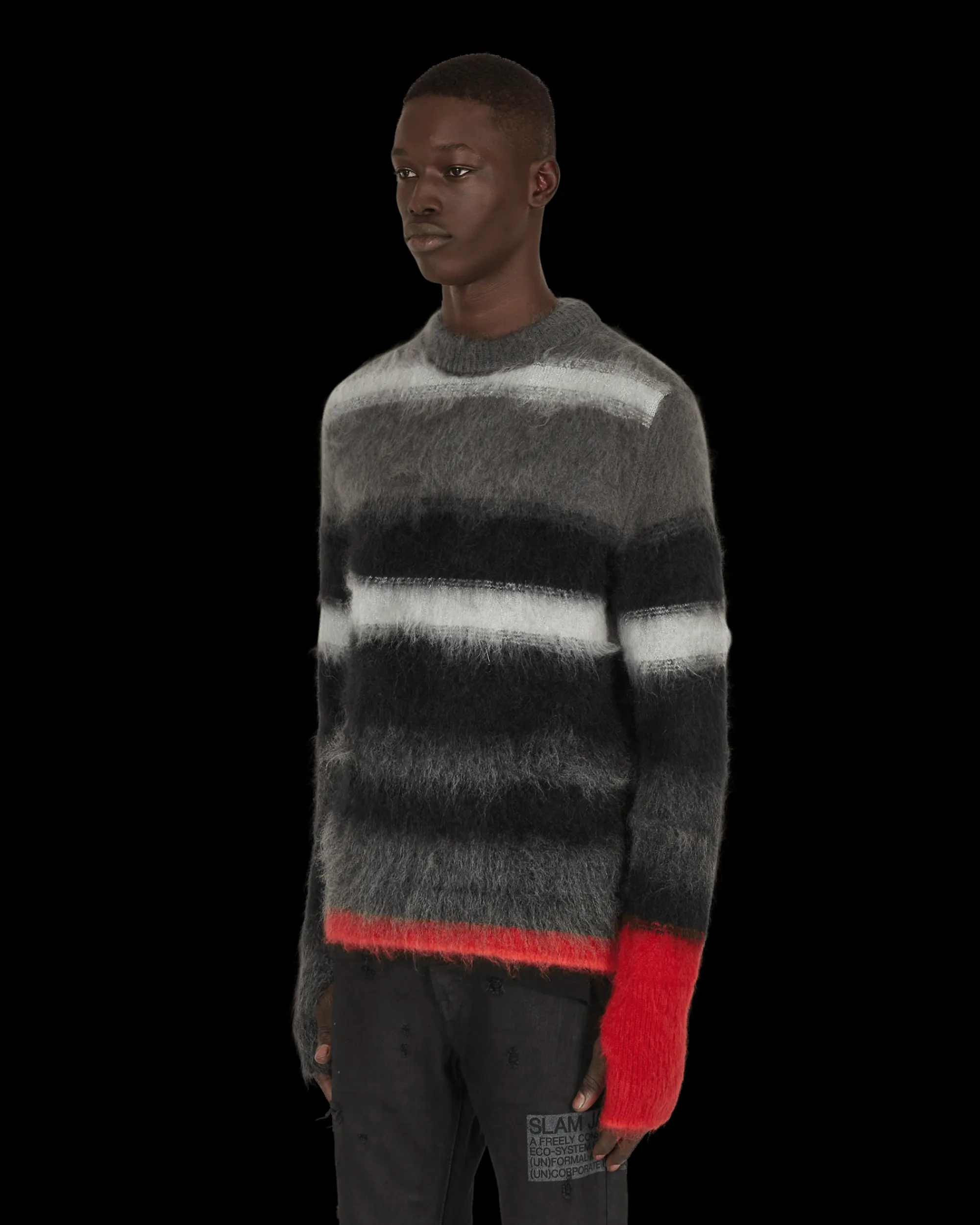Slam Jam Knitwear^Commando Knit Mohair Sweater Multicolor