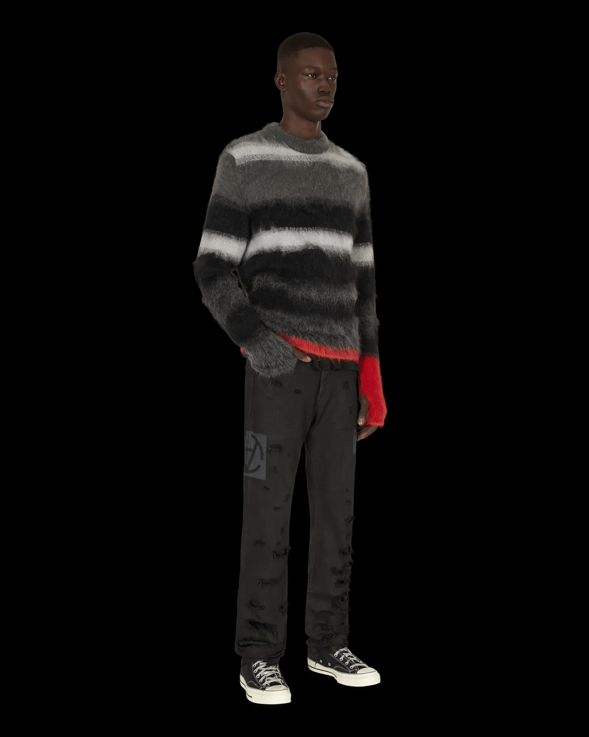 Slam Jam Knitwear^Commando Knit Mohair Sweater Multicolor