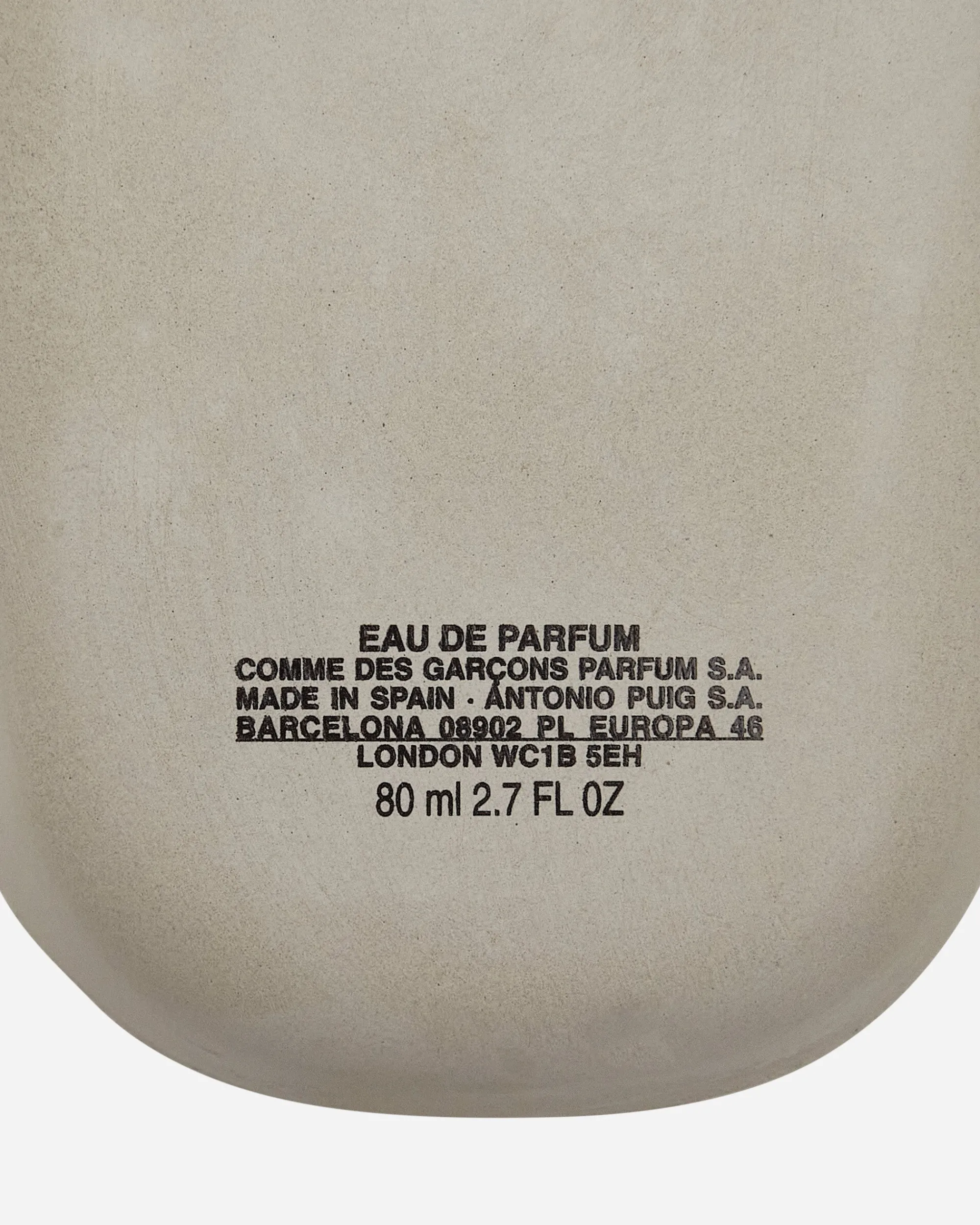 Comme Des Garçons Parfum Grooming And Beauty^CONCRETE Eau de Parfum