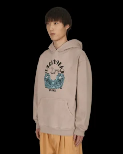 Brain Dead Sweatshirts^Conjoined Hooded Sweatshirt Brown