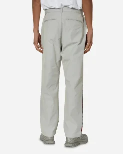 Unaffected Pants^Contrast Mesh Panel Pants Light Grey