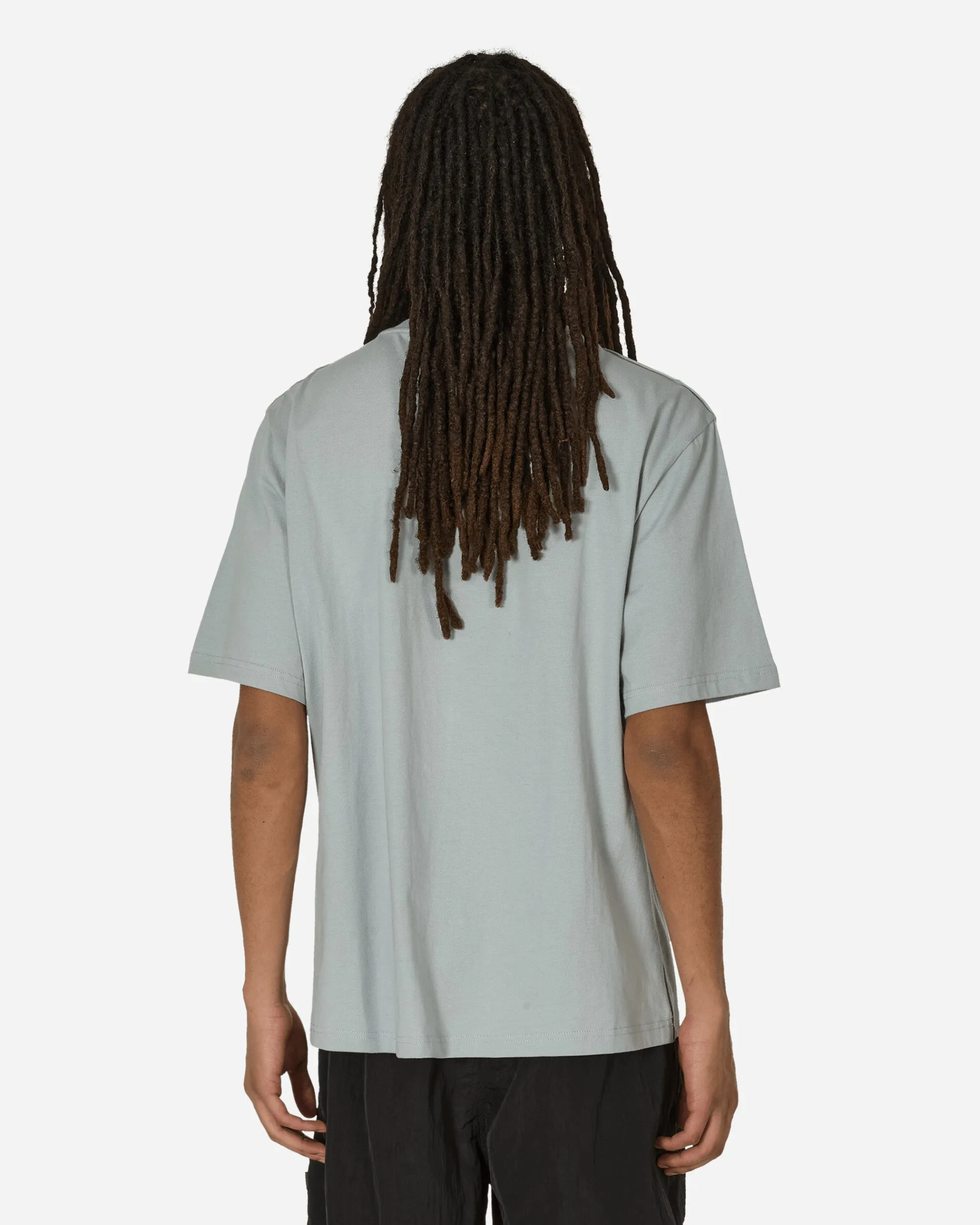 Unaffected T-Shirts^Contrast Mesh Panel T-Shirt Misty Blue
