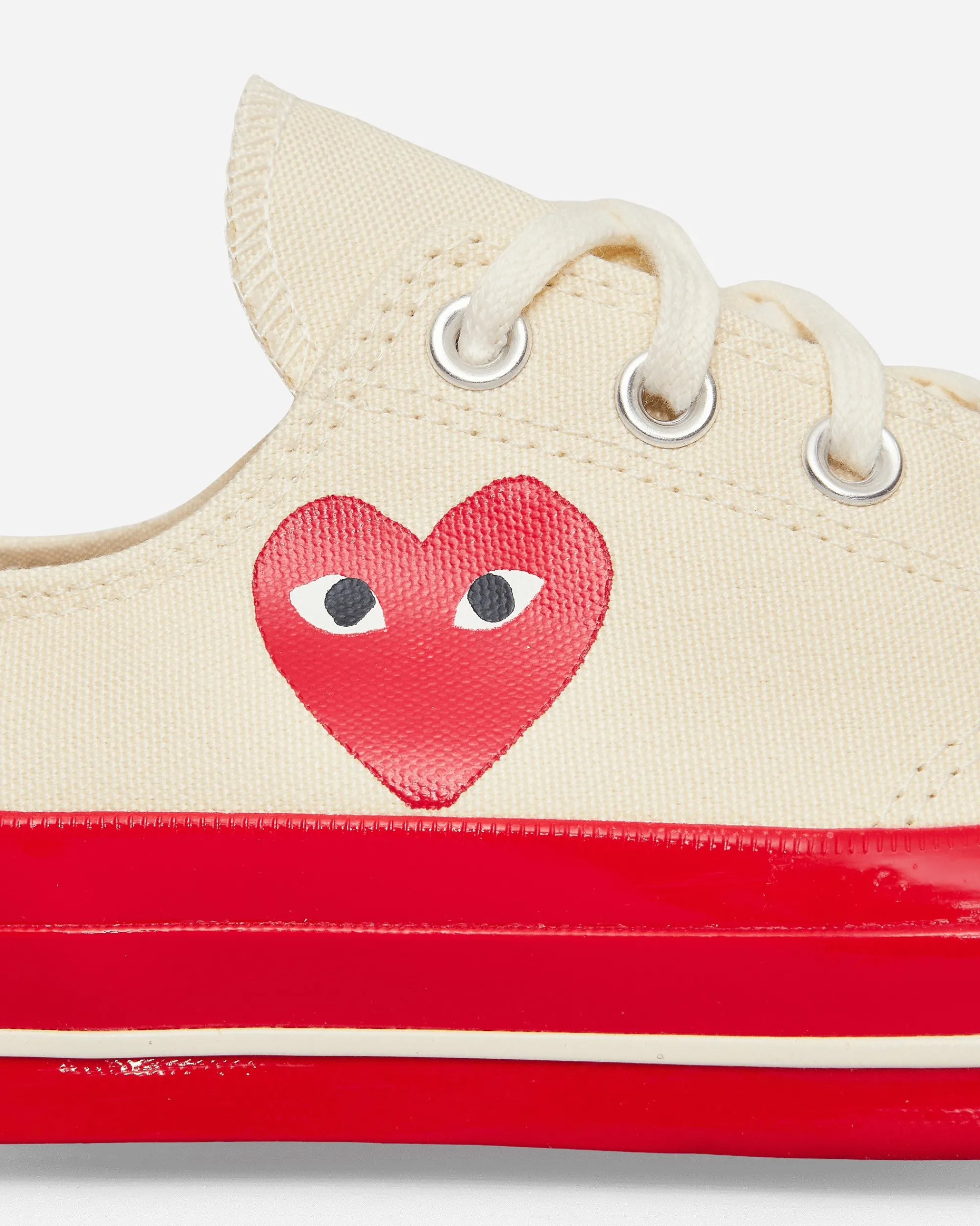Comme Des Garçons Play Sneakers·Low|Sneakers^Converse Red Sole Chuck 70 Low Sneakers Beige