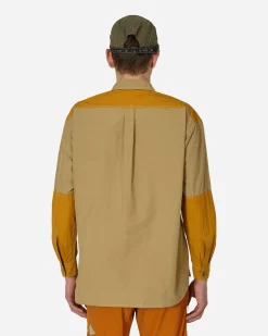 and wander Shirts^CORDURA Rip Mix Shirt Beige