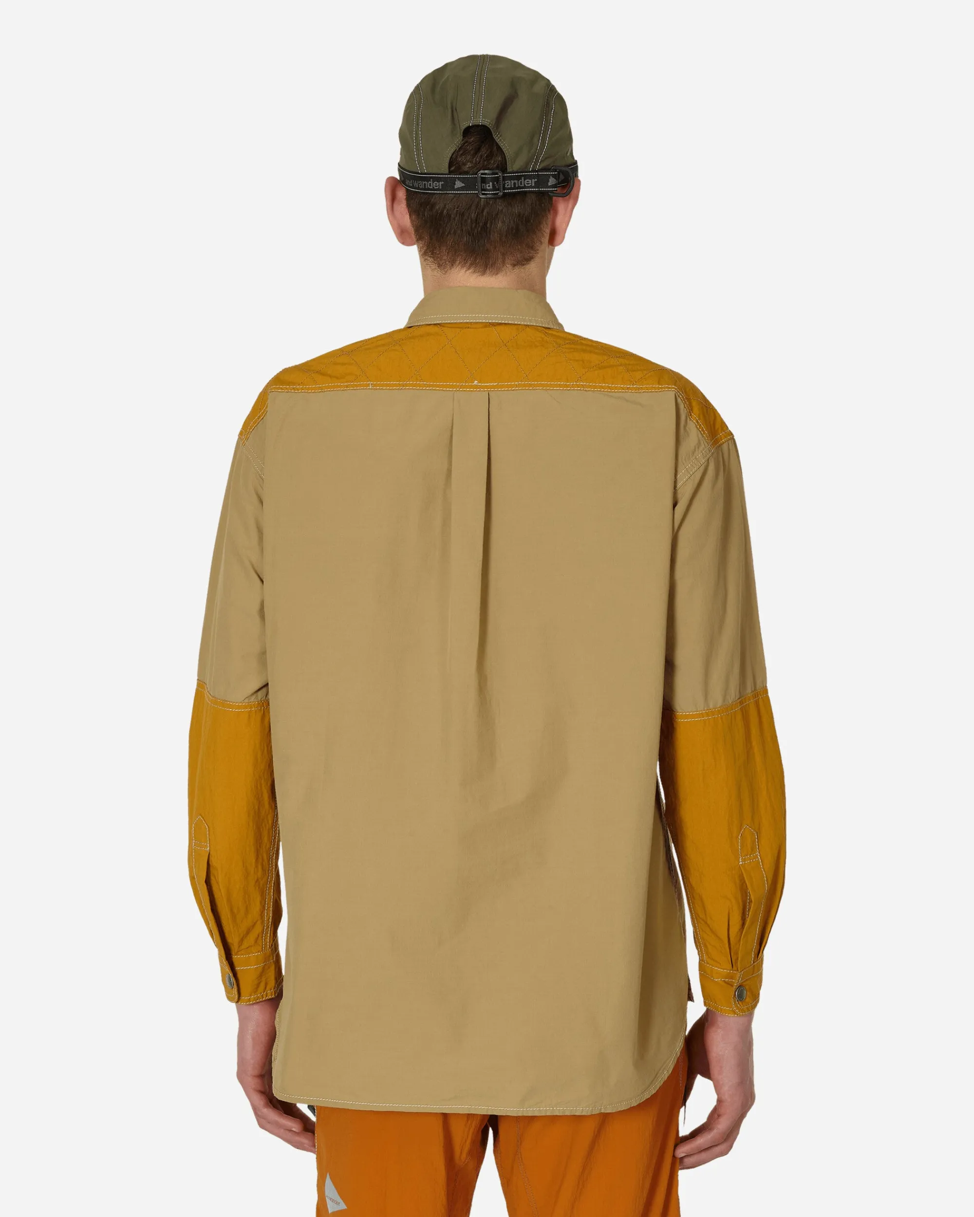 and wander Shirts^CORDURA Rip Mix Shirt Beige