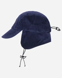 The Trilogy Tapes Hats|Hats^Corduroy Earflap Cap Navy