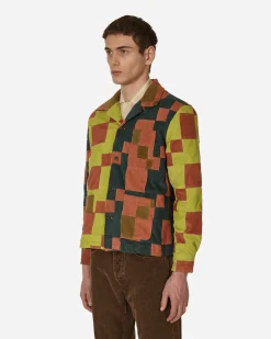 Bode Shirts^Corduroy Four Patch Overshirt Multicolor