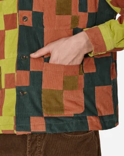 Bode Shirts^Corduroy Four Patch Overshirt Multicolor