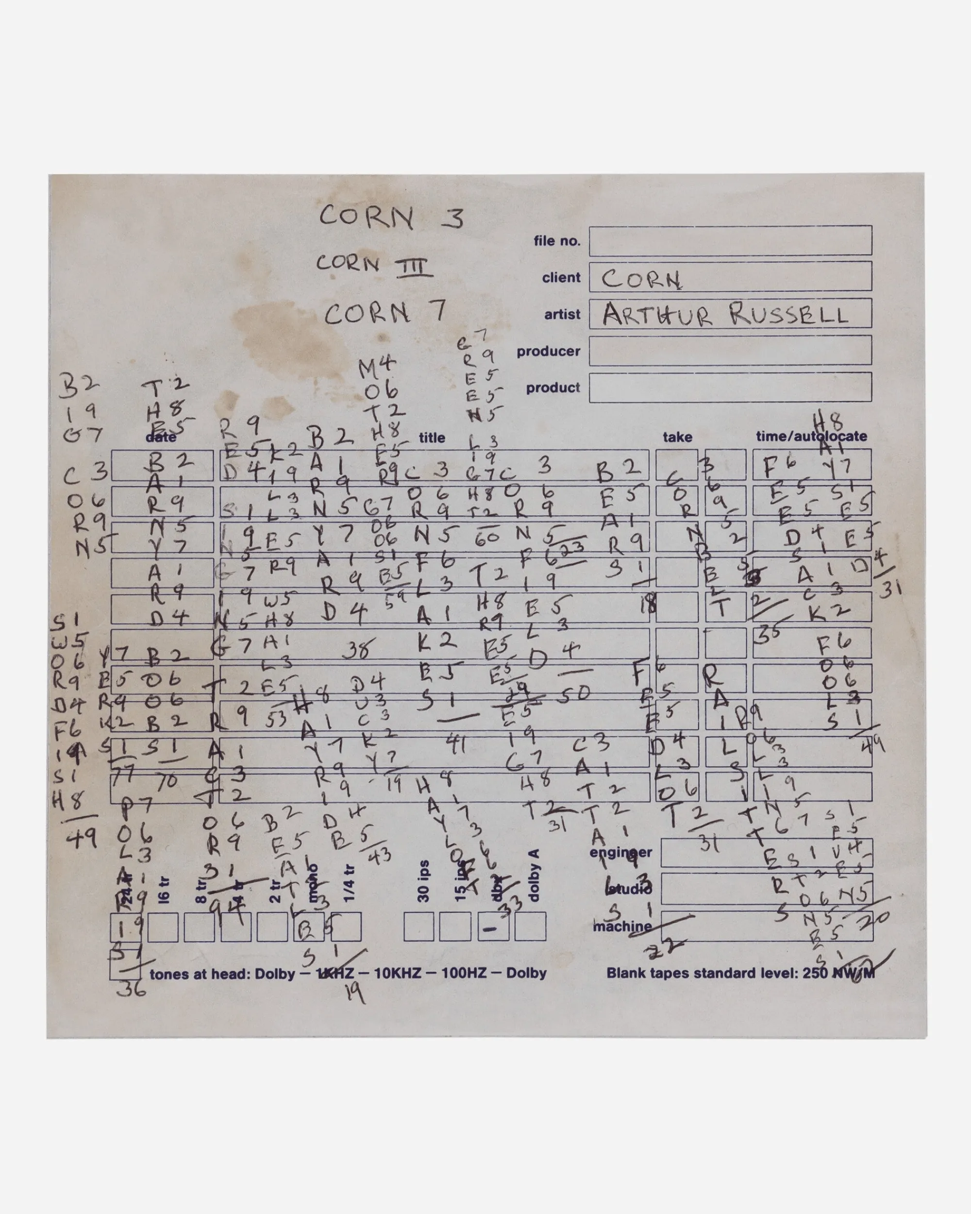 Public Possession Music^Corn Vinyl