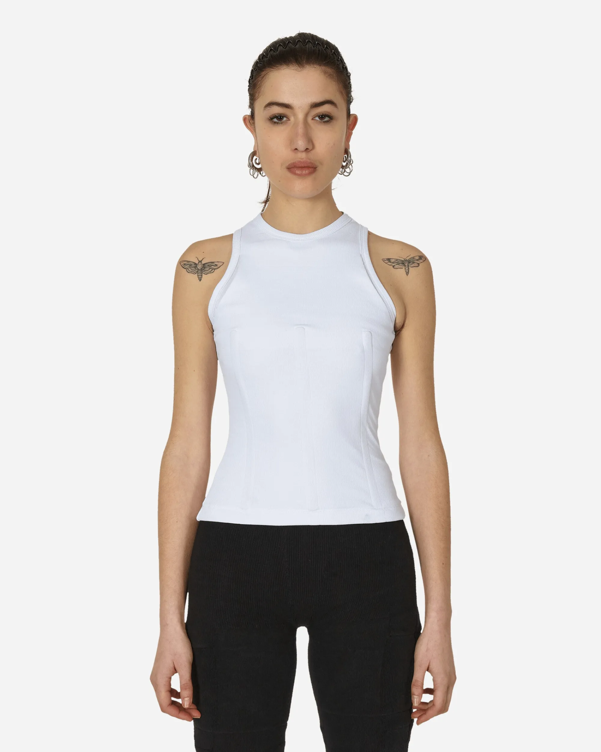 Prototypes T-Shirts^Corsage Tank Top White