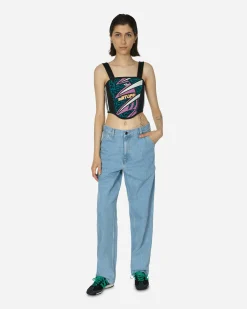 adidas T-Shirts^Corset Top Legacy Teal / Multicolor