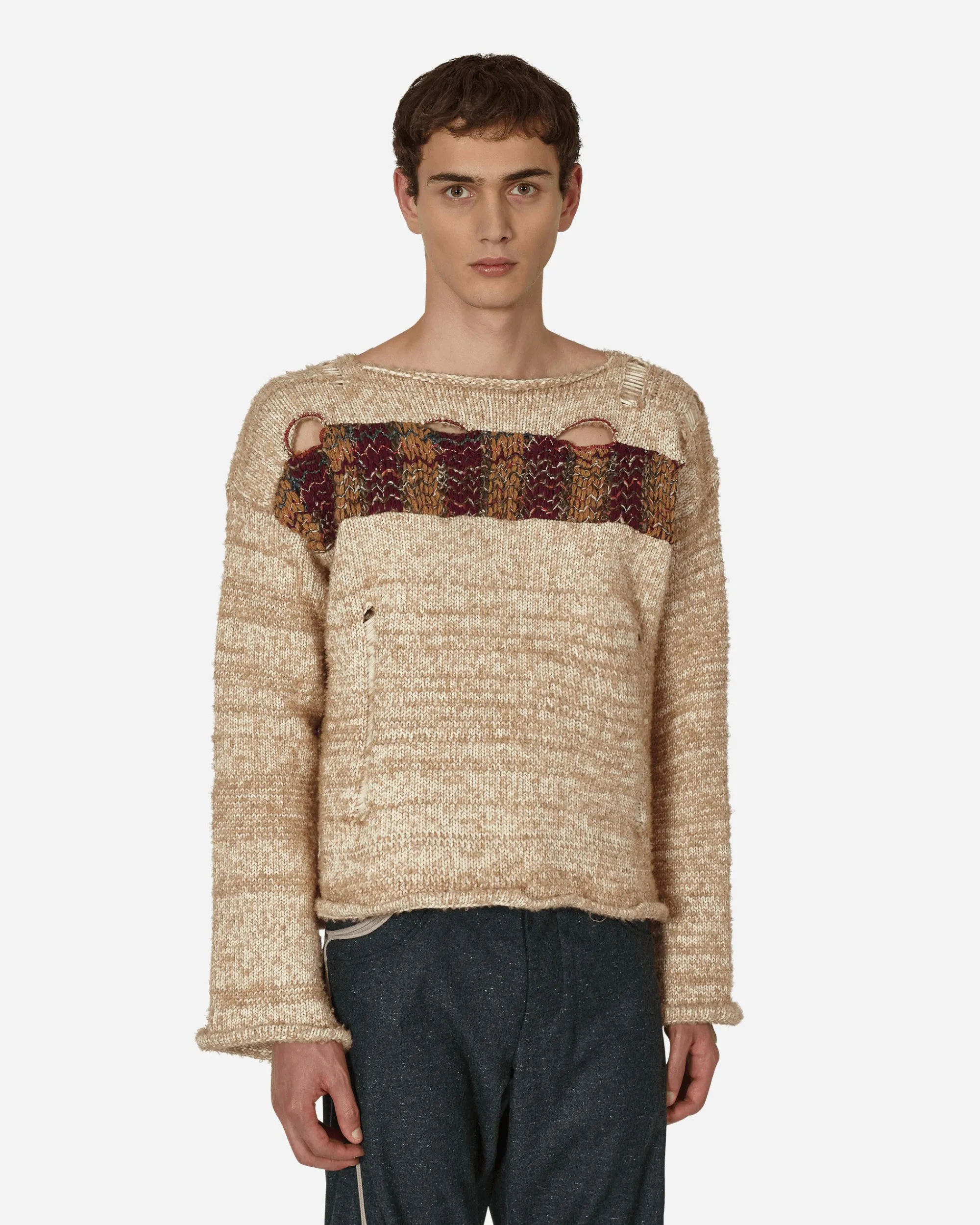 Vitelli Knitwear^Cosmic Rainbow Sweater Beige