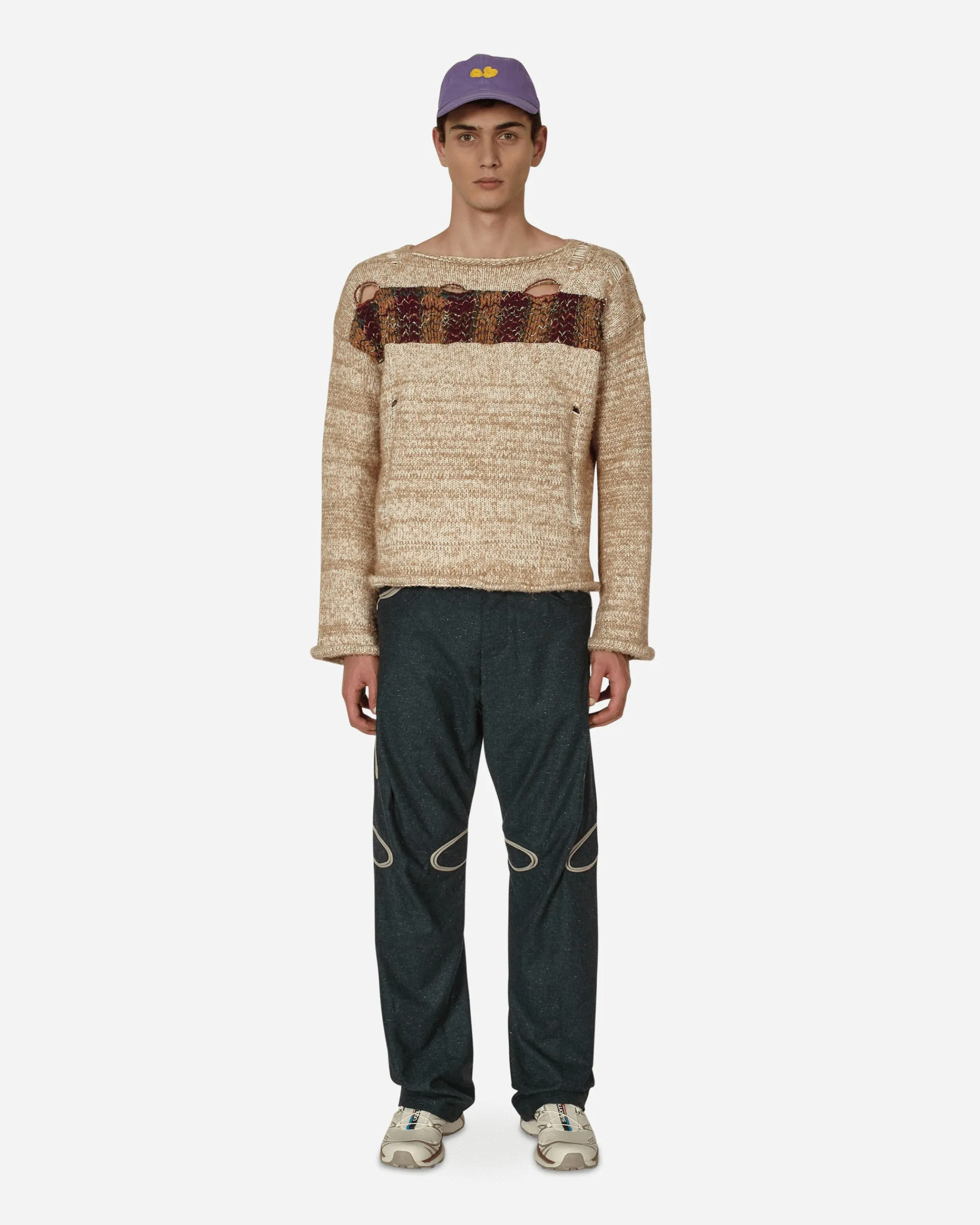 Vitelli Knitwear^Cosmic Rainbow Sweater Beige