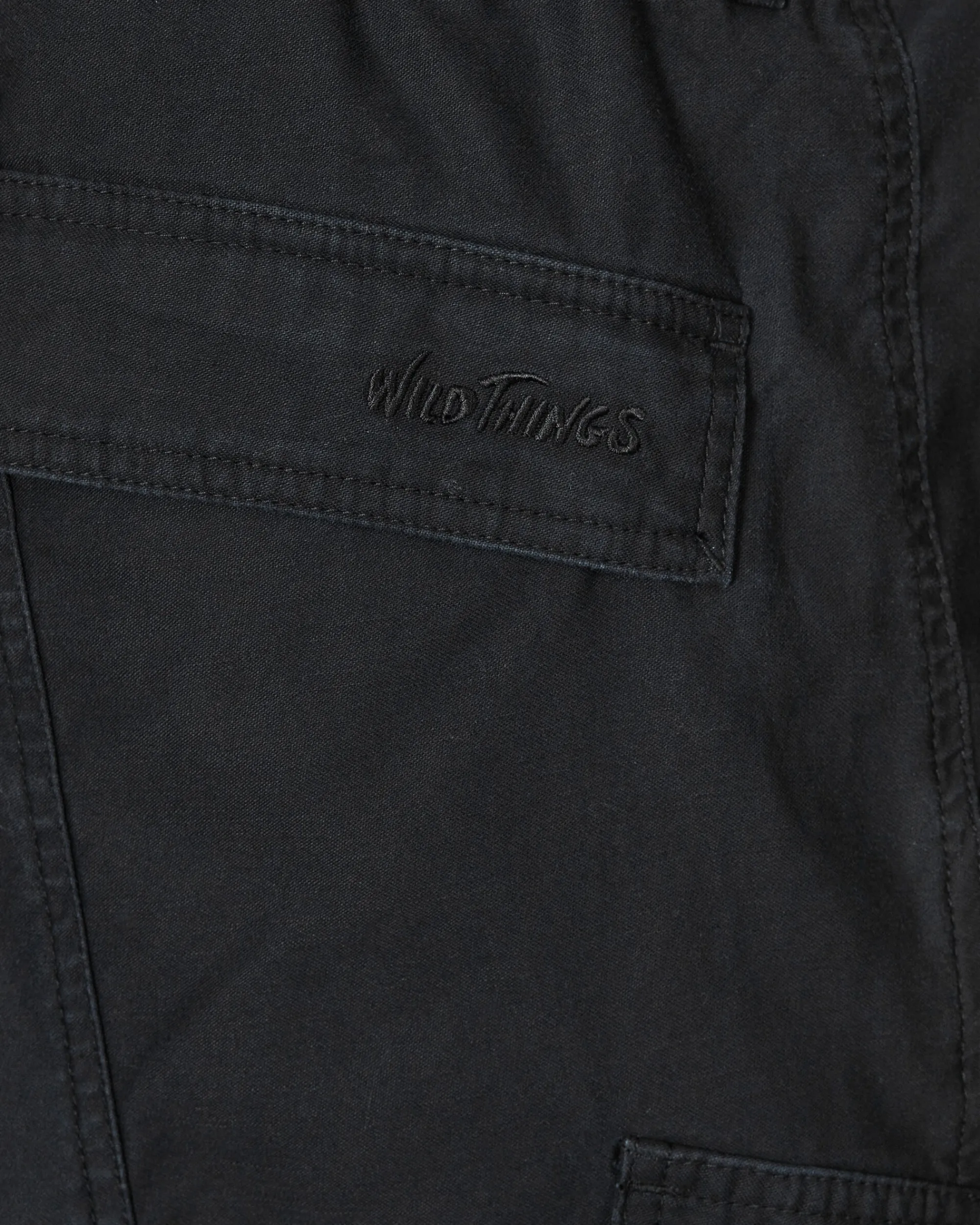 Wild Things Shorts^Cotton Cargo Shorts Black