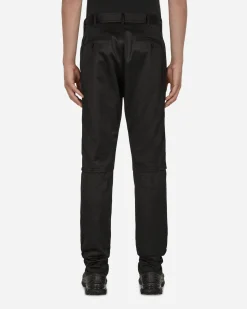 sacai Pants^Cotton Chino Knee Zip Pants Black