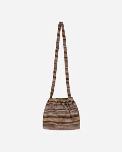 Needles Bags And Backpacks|Bags And Backpacks^Cotton Ethnic Stripe Jacquard Elastic Pochette Pink