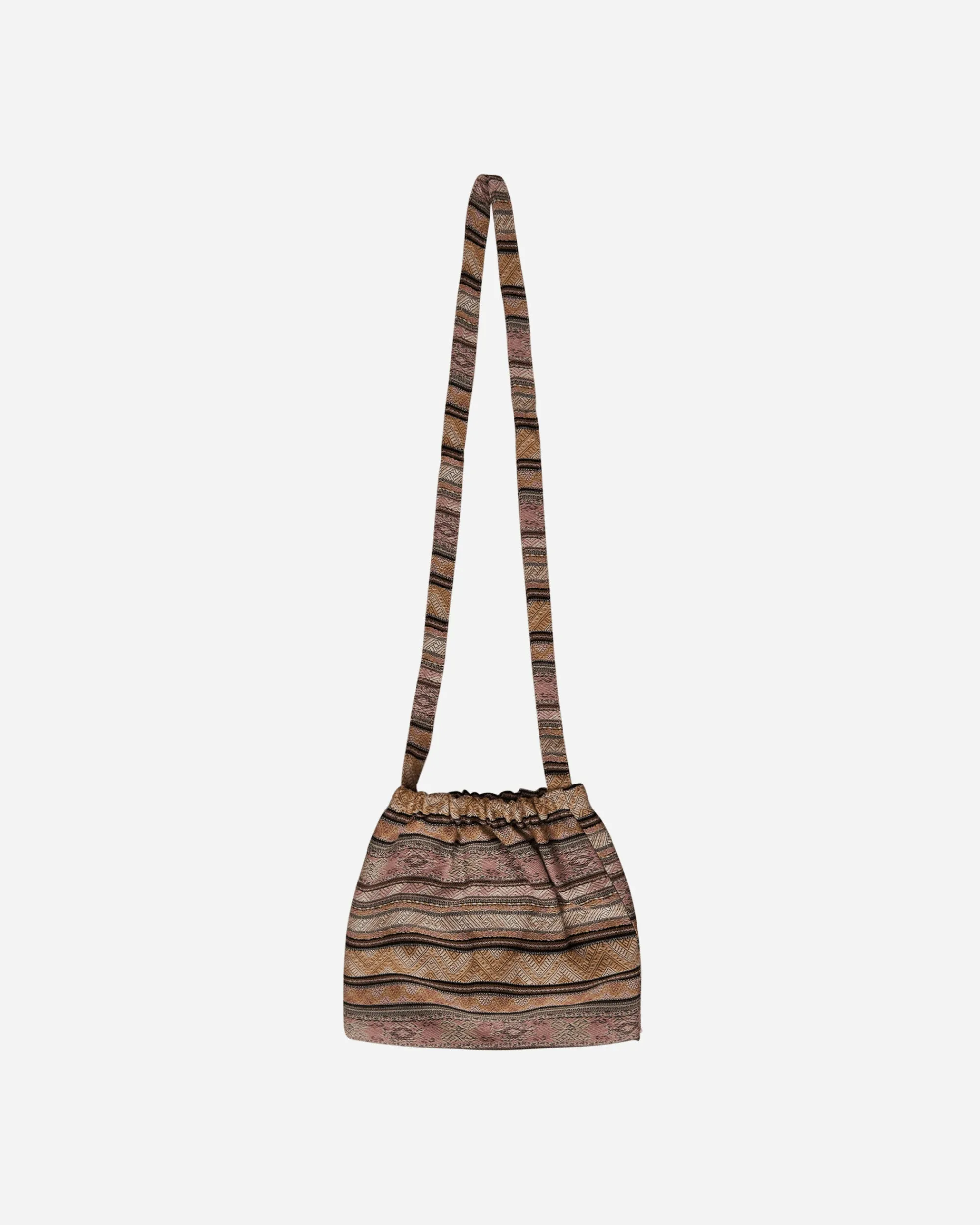 Needles Bags And Backpacks|Bags And Backpacks^Cotton Ethnic Stripe Jacquard Elastic Pochette Pink